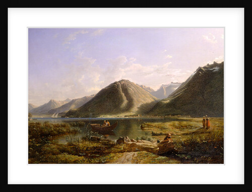 End of Lake Geneva by Francis Danby