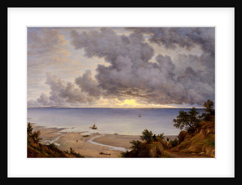 Sandown Bay, from near Shanklin Chine, Isle of Wight View from Shanklin, Isle of Wight by John Glover
