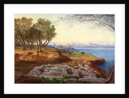 Corfu from Ascension by Edward Lear
