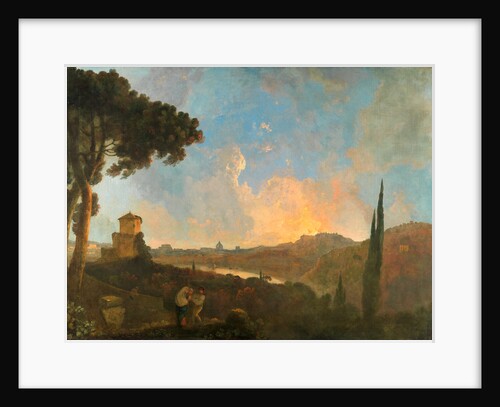 A View of the Tiber with Rome in the Distance by Richard Wilson