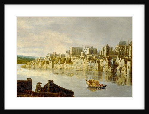 The Thames at Westminster Stairs, London by De Jongh