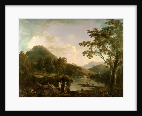 Dinas Bran from Llangollen View in Wales by Richard Wilson