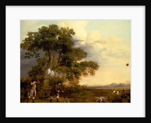 Two Gentlemen Shooting by George Stubbs