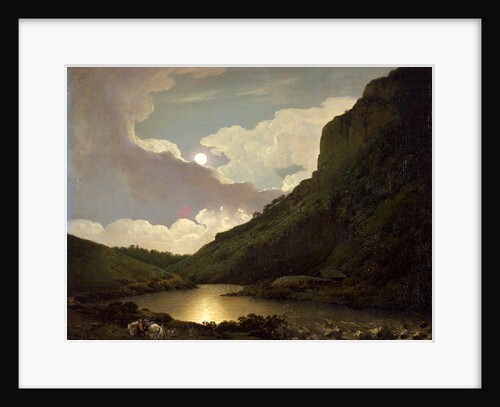 Matlock Tor by Moonlight by Joseph Wright of Derby