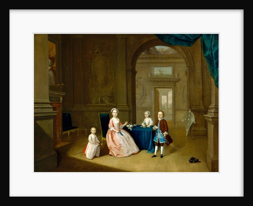 Children in an Interior Portrait of a Group of Children by Arthur Devis