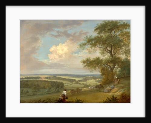 Hackwood Park, Hampshire South-East view of Hackwood, the seat of His Grace the Duke of Bolton by Paul Sandby