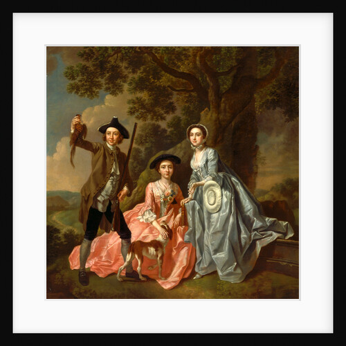 George Rogers and His Wife, Margaret, and His Sister by Francis Hayman