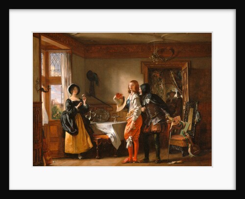 Slender, with the Assistance of Shallow, Courting Anne Page by Charles Robert Leslie