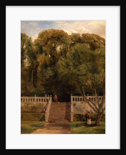 On the Terrace at Haddon Hall, Derbyshire by Thomas Creswick