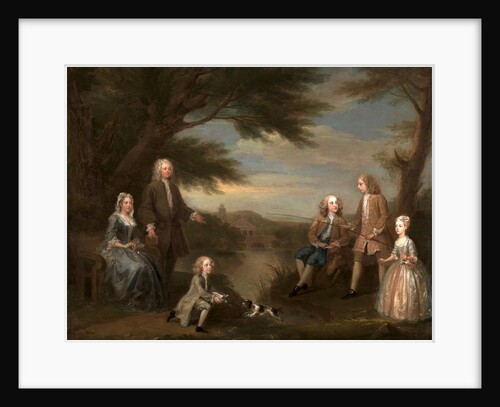 John and Elizabeth Jeffreys and Their Children by William Hogarth