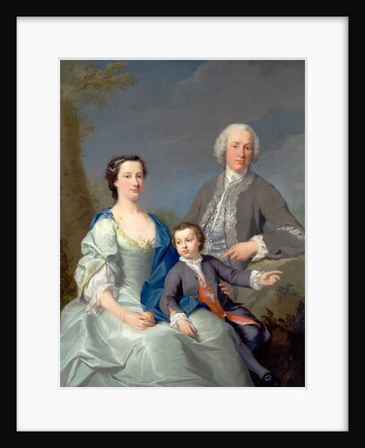 Sir Robert and Lady Smyth with Their Son, Hervey by Andrea Soldi