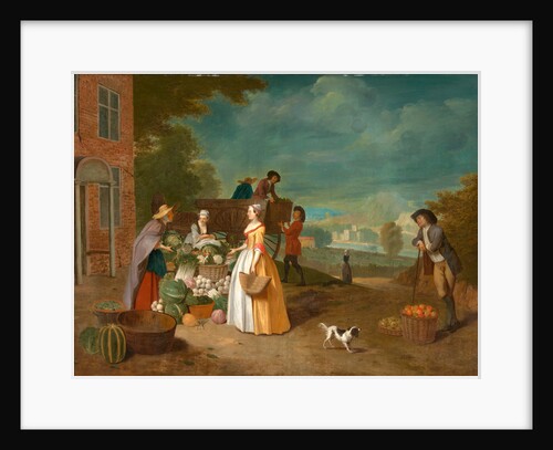 The Vegetable Seller by Pieter Angillis
