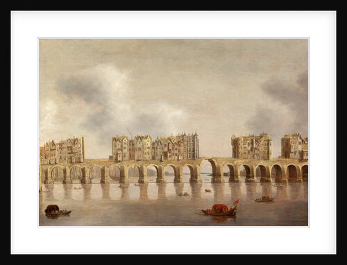 View of London Bridge by De Jongh