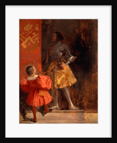 A Knight and Page by Richard Parkes Bonington