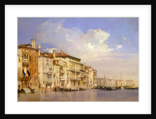 Grand Canal, Venice Grand Canal, Venice, Italy by Richard Parkes Bonington