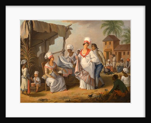 Market Day, Roseau, Dominica Linen Market, Dominica by Agostino Brunias