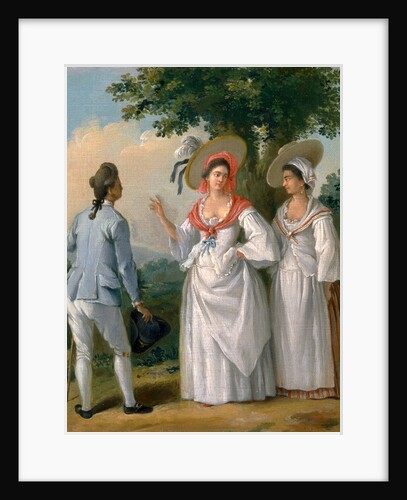 Free West Indian Creoles in Elegant Dress by Agostino Brunias