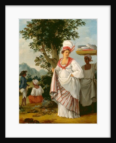 West Indian Creole woman, with her Black Servant by Agostino Brunias
