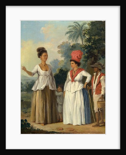 West Indian Women of Color, with a Child and Black Servant by Agostino Brunias