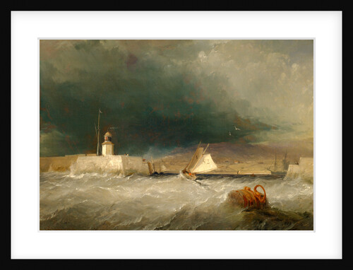 Port on a Stormy Day by George Chambers