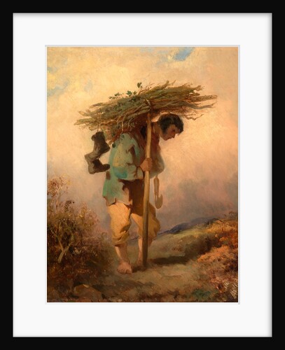 A Man Carrying Faggots by George Chinnery