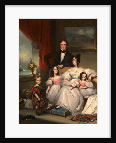 An English Family in Macao by George Chinnery