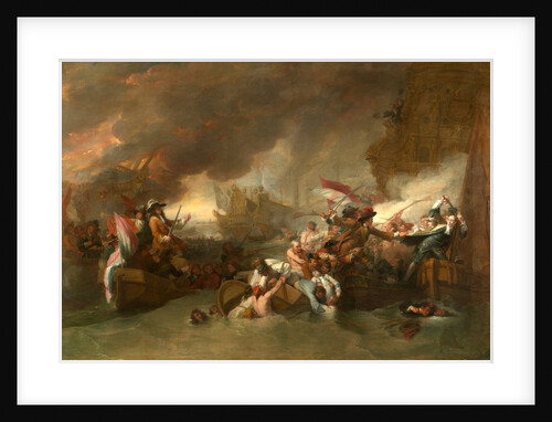 The Battle of La Hogue by Benjamin West