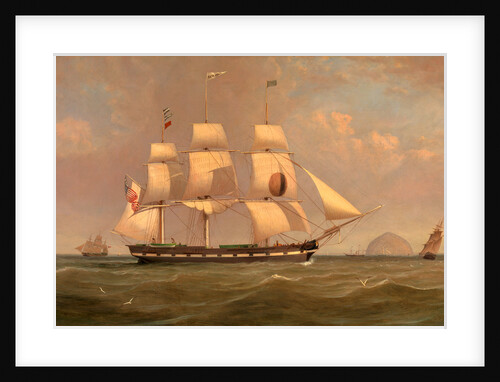 The Black Ball Line Packet Ship 'New York' off Ailsa Craig by William Clark