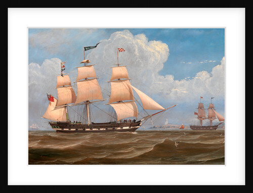 The English Merchant Ship 'Malabar' by William Clark