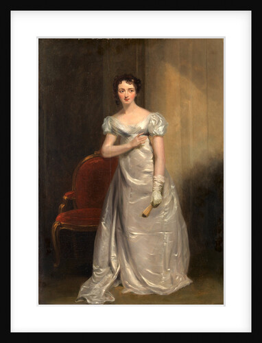 Harriet Smithson as Miss Dorillon, in 'Wives as They Were, and Maids as They Are' by Elizabeth Inchbald by George Clint