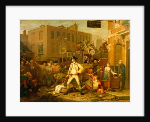 Scene in a London Street The Bath Fly by John Collet