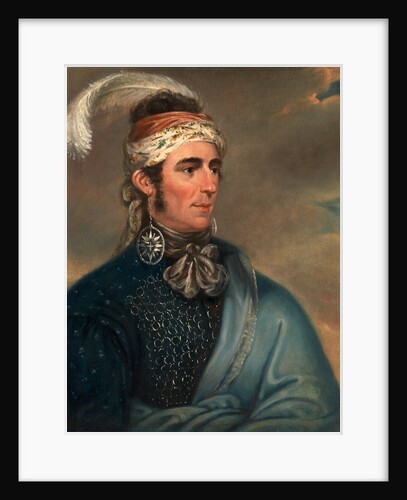 Portrait of Major John Norton as Mohawk Chief Teyoninhokarawen by Mather Brown