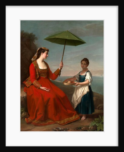 A Whole Length of a Lady of Neturrio, a Sea-port in the Pope's Territories by George James