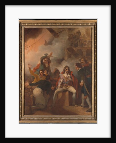 The Earl of Sandwich Refusing to Abandon His Ship During the Battle of Solebay by Robert Smirke