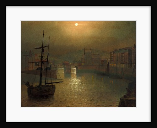 Harbor Scene by John Atkinson Grimshaw