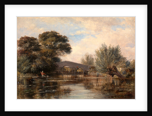Godstow Bridge near Oxford by Edward William Cooke