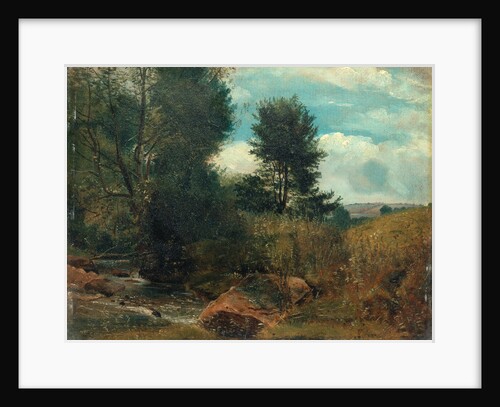 View on the River Sid, near Sidmouth On the Sid near Sidmouth Brooks, Trees and Meadows by Lionel Constable