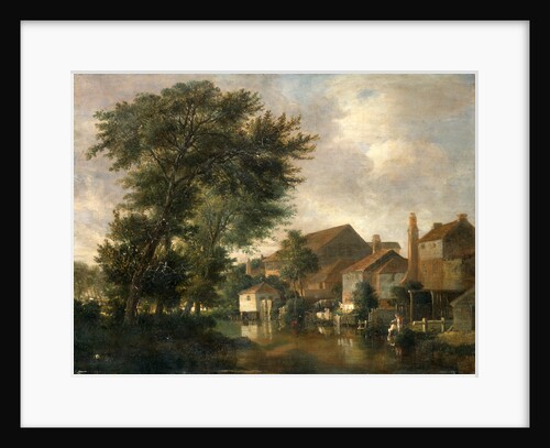 The River Wensum, Norwich The Wensum at Thorpe: Boys Bathing Bathing Scene The Wensum, Norwich by John Crome