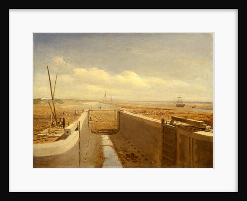 Canal under construction, possibly the Bude Canal by Anonymous