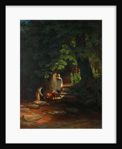 Children by a Brook by Francis Danby