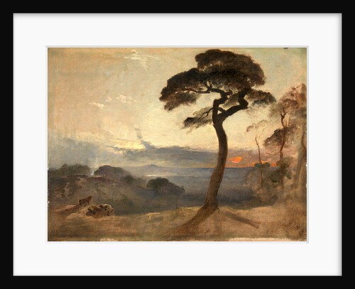 Hampstead Heath, Sunset by Francis Danby