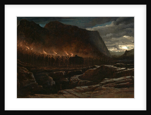 A Mountain Chieftain's Funeral by Francis Danby