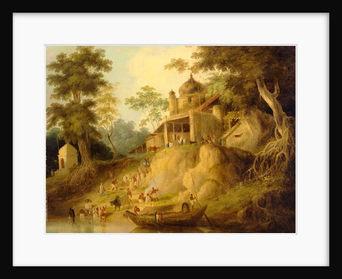 The Banks of the Ganges by William Daniell