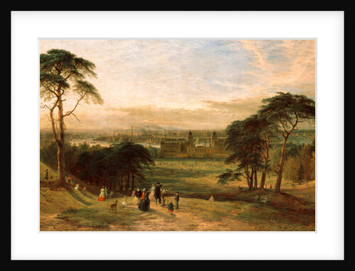London from Greenwich Hill by Henry Dawson