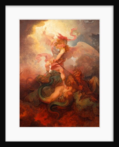 The Angel Binding Satan by Philippe-Jacques de Loutherbourg