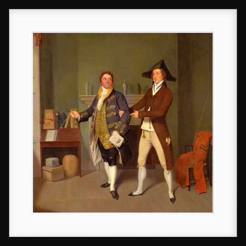 John Quick and John Fawcett in Thomas Moreton's 'The Way to Get Married' by Samuel de Wilde