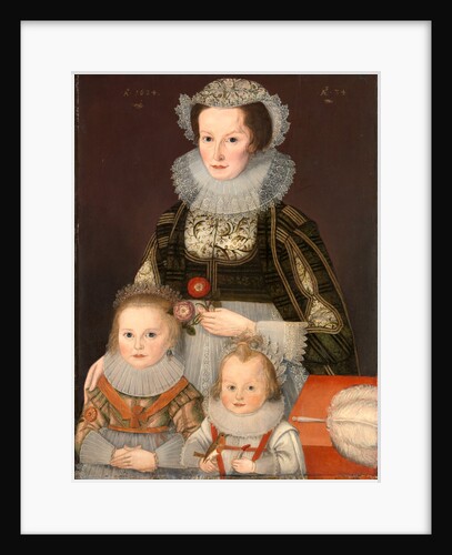 A Lady and Her Two Children by Anonymous