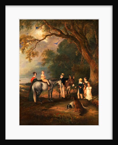 Miss Catherine Herrick with her Nieces and Nephews, the Five Elder Children of the Rev. and Mrs. Henry Palmer by John Ferneley