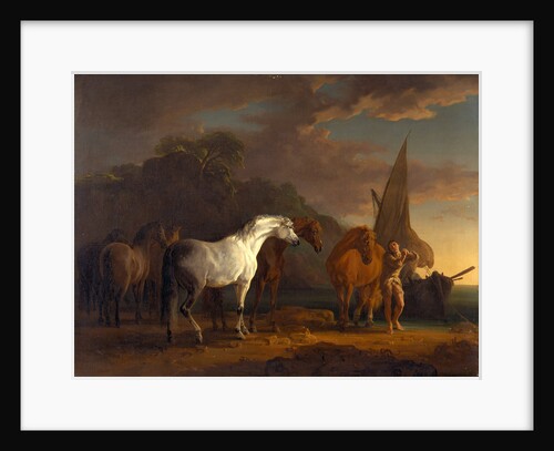 Gulliver Taking His Final Leave of the Land of the Houyhnhnms by Sawrey Gilpin