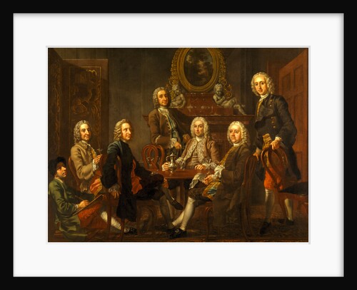 Portrait of a Group of Gentleman by Francis Hayman